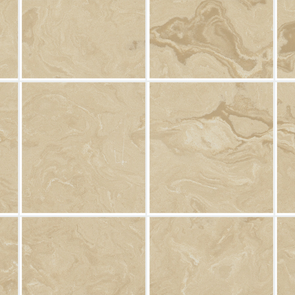 36x36x24" Extension Shower Wall Kit in Almond Sky