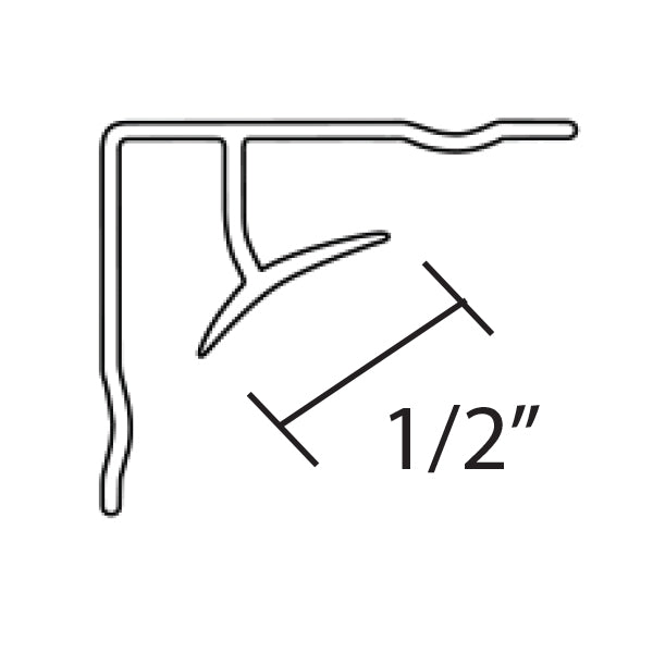 Expressions 72" Corner Trim in White 2 pc Set