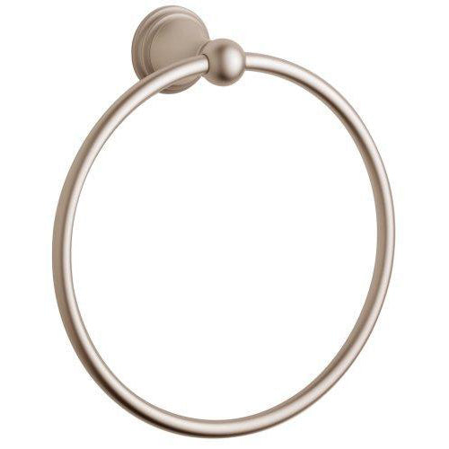 Geneva 8" Towel Ring in Satin Nickel