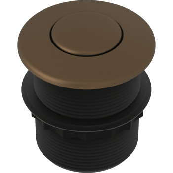Waste Disposal Air Activated Switch Button in English Bronze