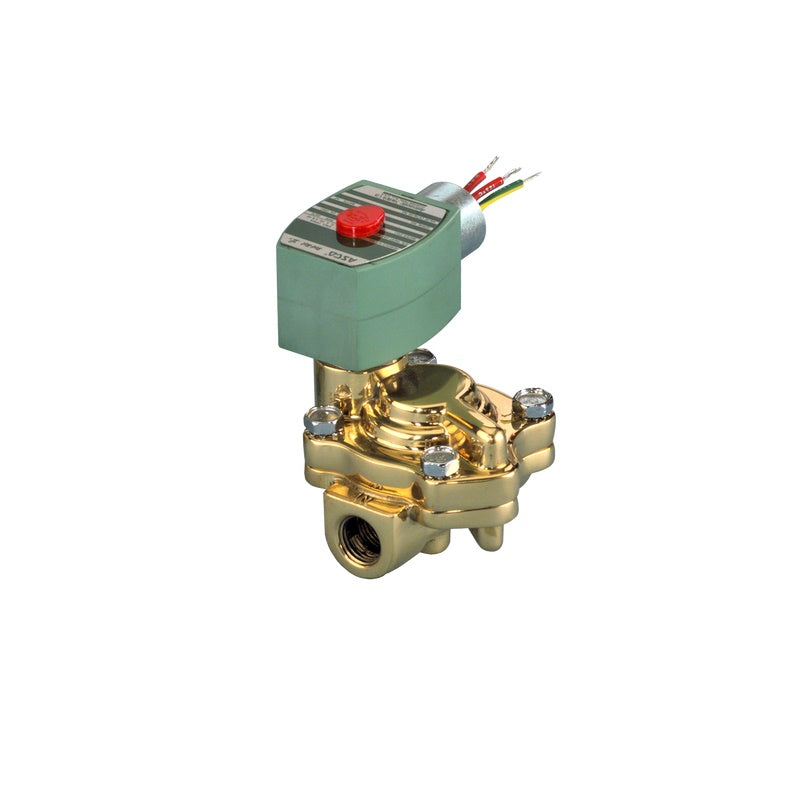 Solenoid Valve 2" Brass 2-Way AC 120/60V Normally Closed
