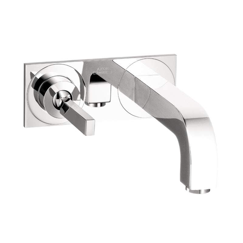 Axor Citterio Wall Mount Lav Faucet Trim In Brushed Nickel