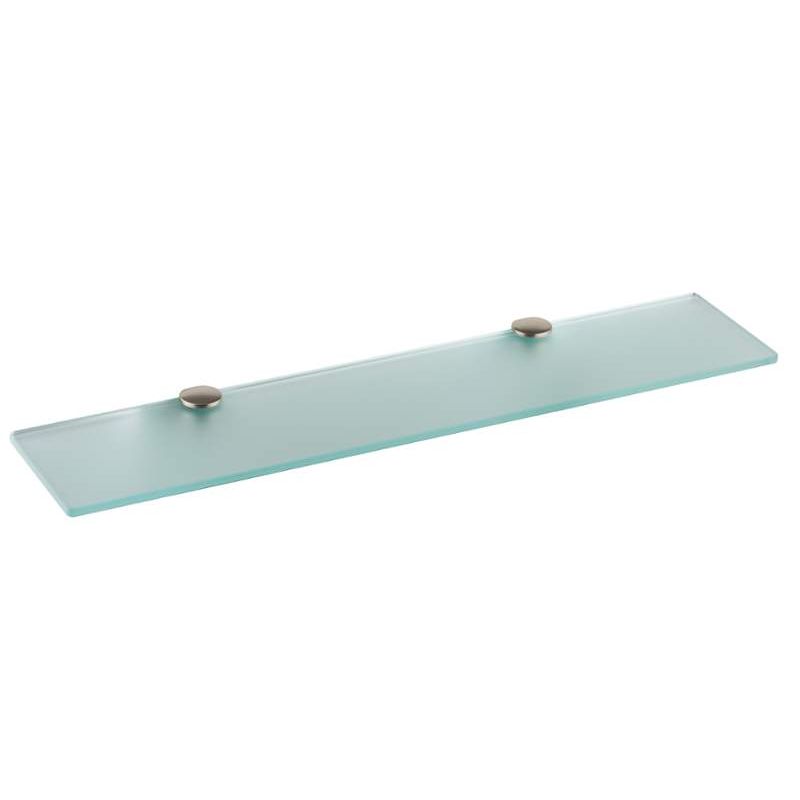 Axor Uno 24-3/4" Glass Shelf w/Brushed Nickel Finish