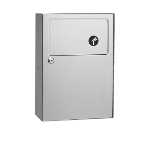 Classic Surface Mount Sanitary Napkin Disposal 1.2 gallon
