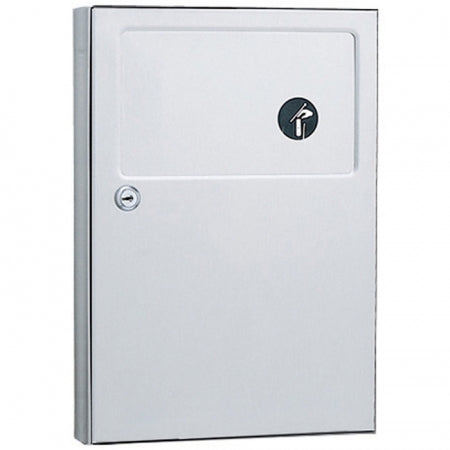Classic Partition Mount Sanitary Napkin Disposal 1.2 gallon