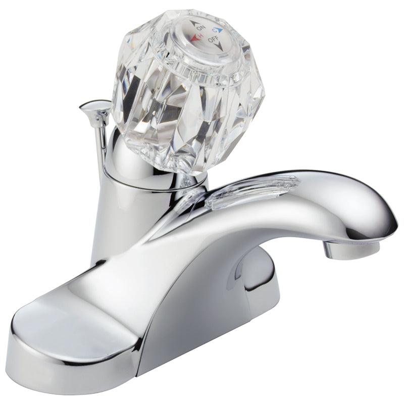 Foundations 4" Centerset Lav Fct in Chrome w/1 Knob Handle