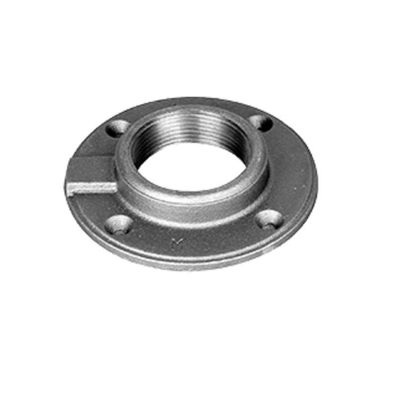 Flange 3"X6-3/8" Floor Black Malleable Iron Threaded Class 150