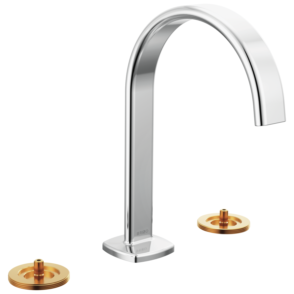 Allaria Widespread Arc Spout Lav Faucet, No Hdl in Chrome