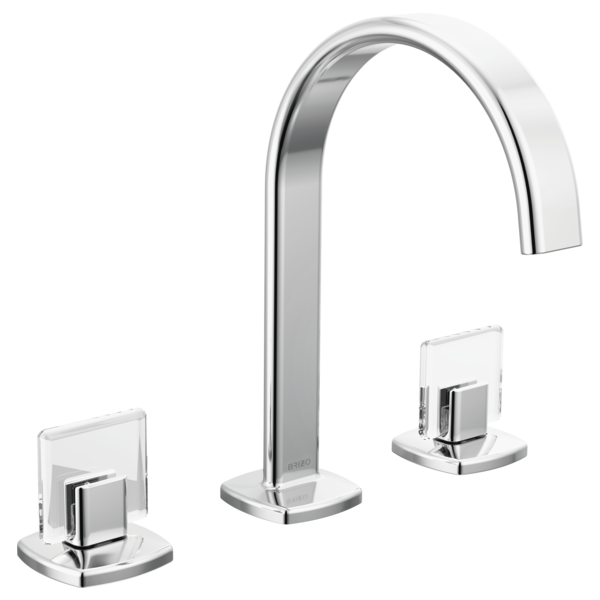 Allaria Widespread Arc Spout Lav Faucet, No Hdl in Chrome