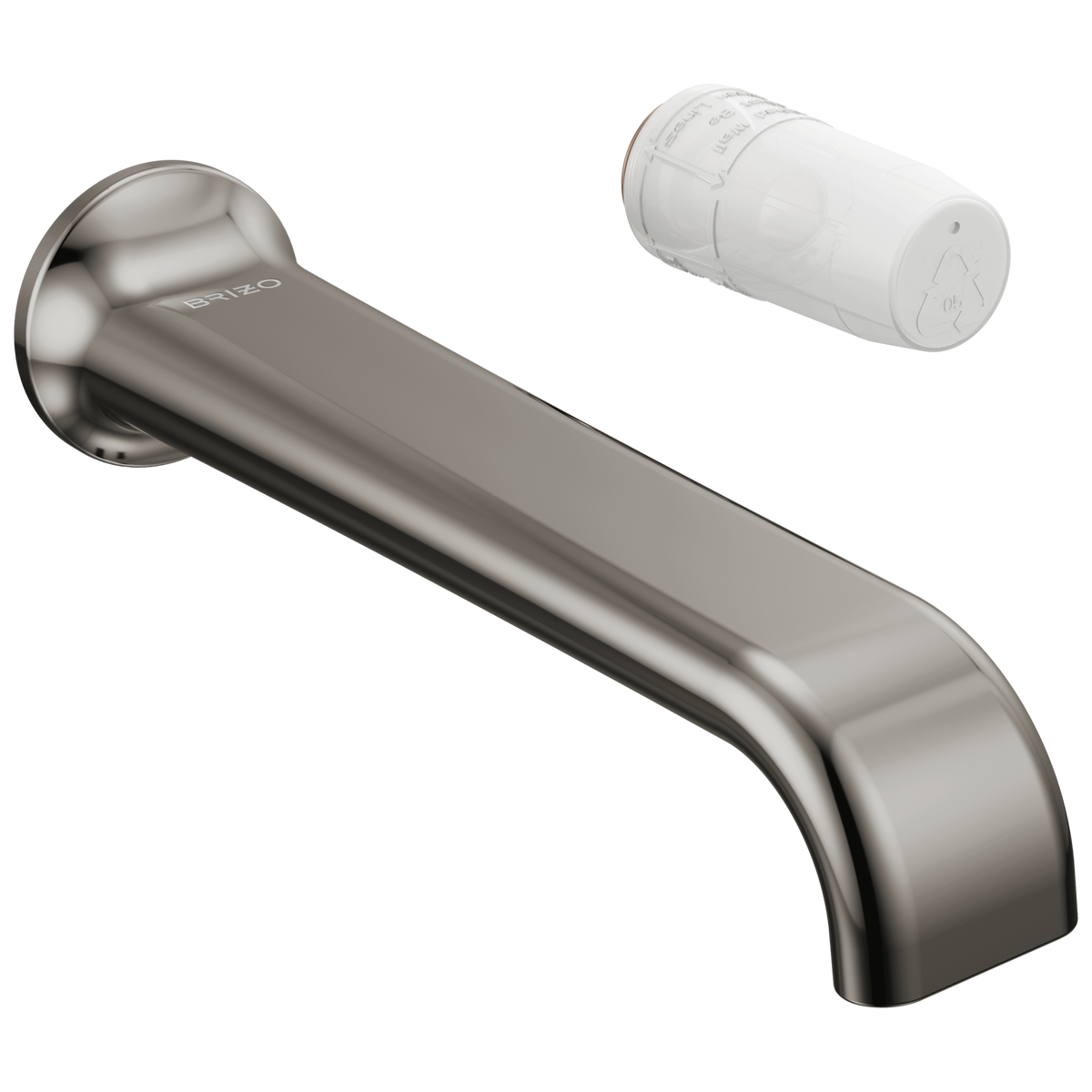 Brizo Allaria Wall Mount Lav Faucet, No Hdl in Black Onyx