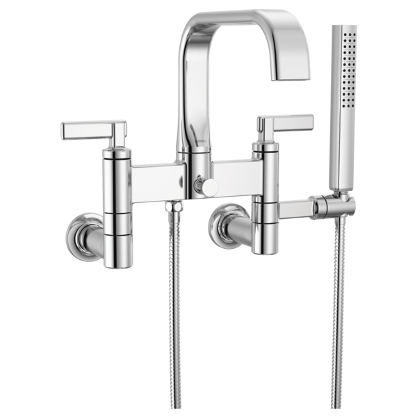 Allaria Tub Filler Trim Kit w/Lever Hdls in Chrome