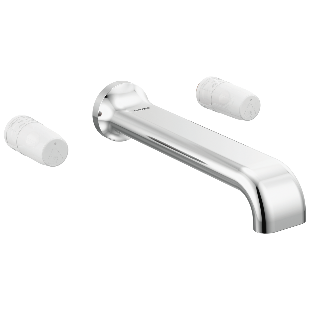 Allaria Wall Mount Tub Filler Trim Only, No Hdls in Chrome