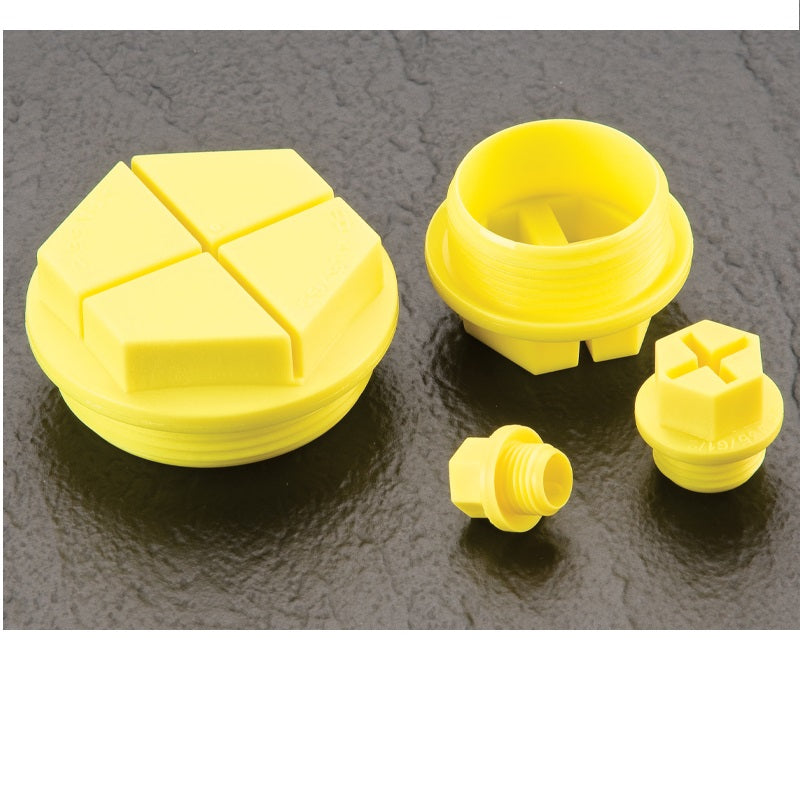 SEALING PLUG F/1/2 BSP THRD BT-0500 YELLOW NYLON