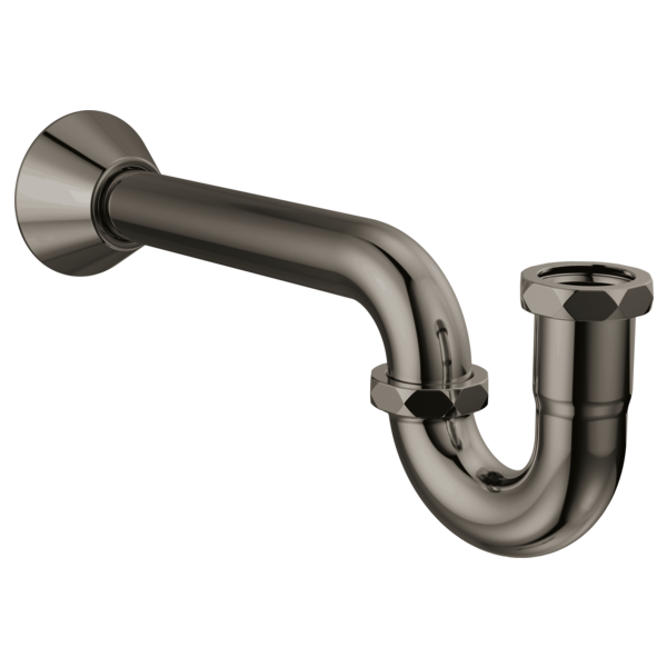 Brizo P-Trap w/Flange in Brilliance Black Onyx