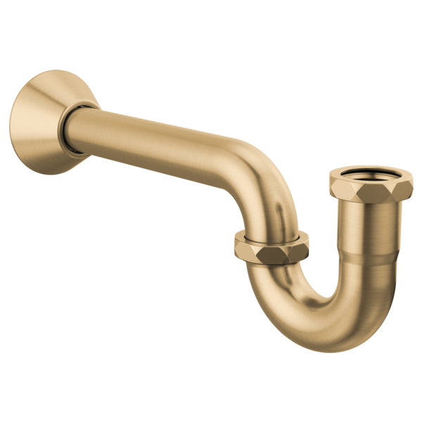 Brizo P-Trap w/Flange in Luxe Gold