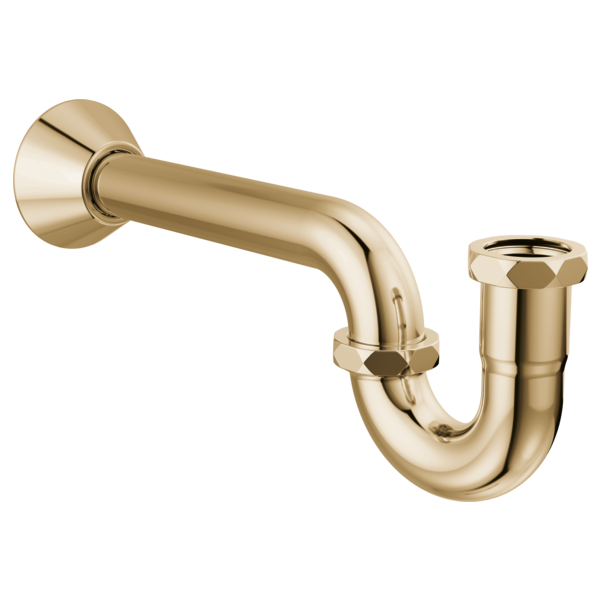 Brizo P-Trap w/Flange in Polished Gold
