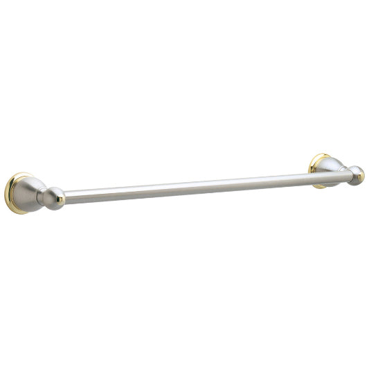 Georgetown Towel Bar 30" in Brushed Nickel/Polished Brass