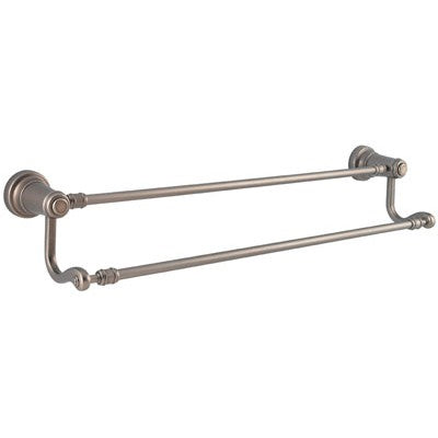 TOWEL BAR BTB-YP5E PWTR 24" DOUBLE - ASHFIELD