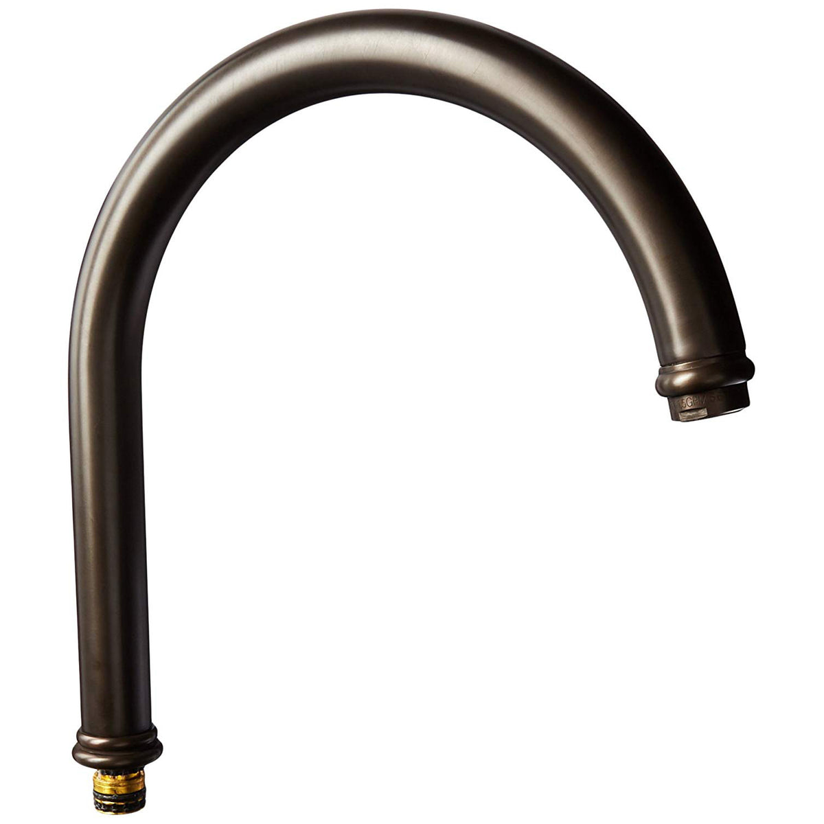 Kitchen Bridge Faucet C-Spout in Tuscan Brass