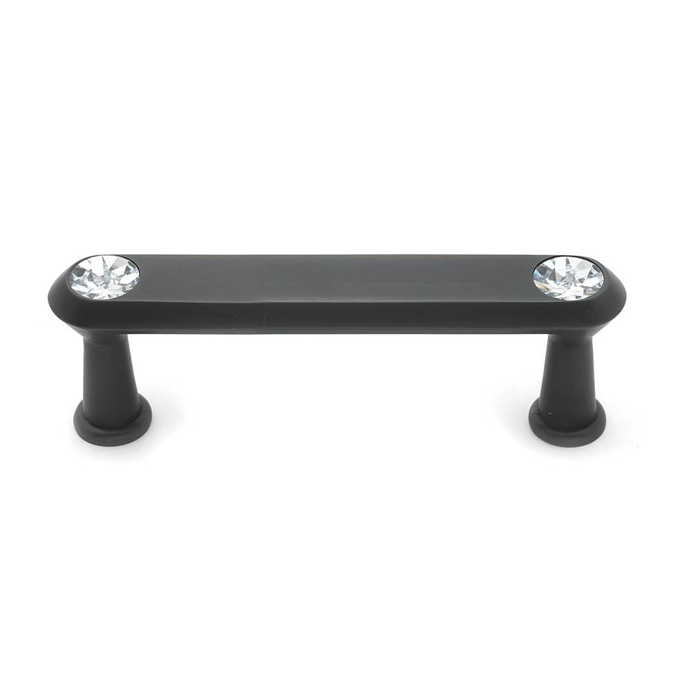 Crystal 3" Pull w/Bronze Finish