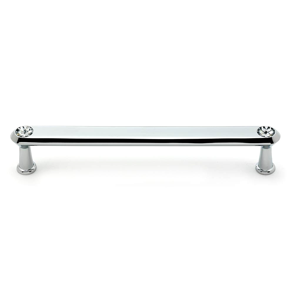 Crystal 6" Pull w/Polished Chrome Finish