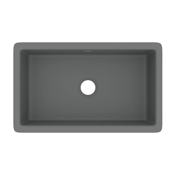 Shaws Classic 30x18-1/8x10-7/16" Kitchen Sink in Matte Grey
