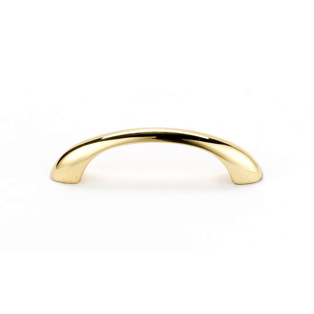 C855 3-1/2" Pull w/Polished Brass Finish