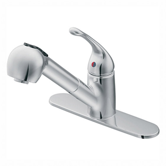 Capstone Single Handle Pull-Out Spray Kitchen Faucet Chrome