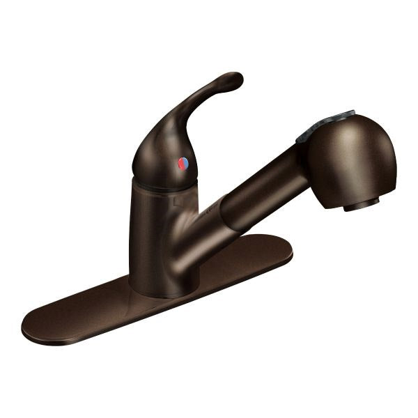 Capstone Single Handle Pull-Out Spray Kitchen Faucet Old World Bronze