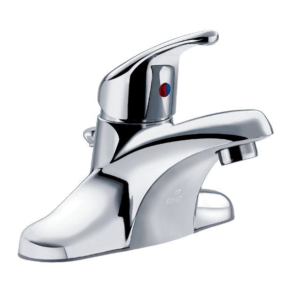 Cornerstone Centereset Lav Faucet in Chrome w/50/50 Waste