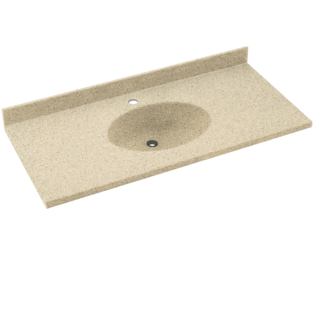 Chesapeake 25x22-1/2" Single Bowl Vanity Top in Bermuda Sand