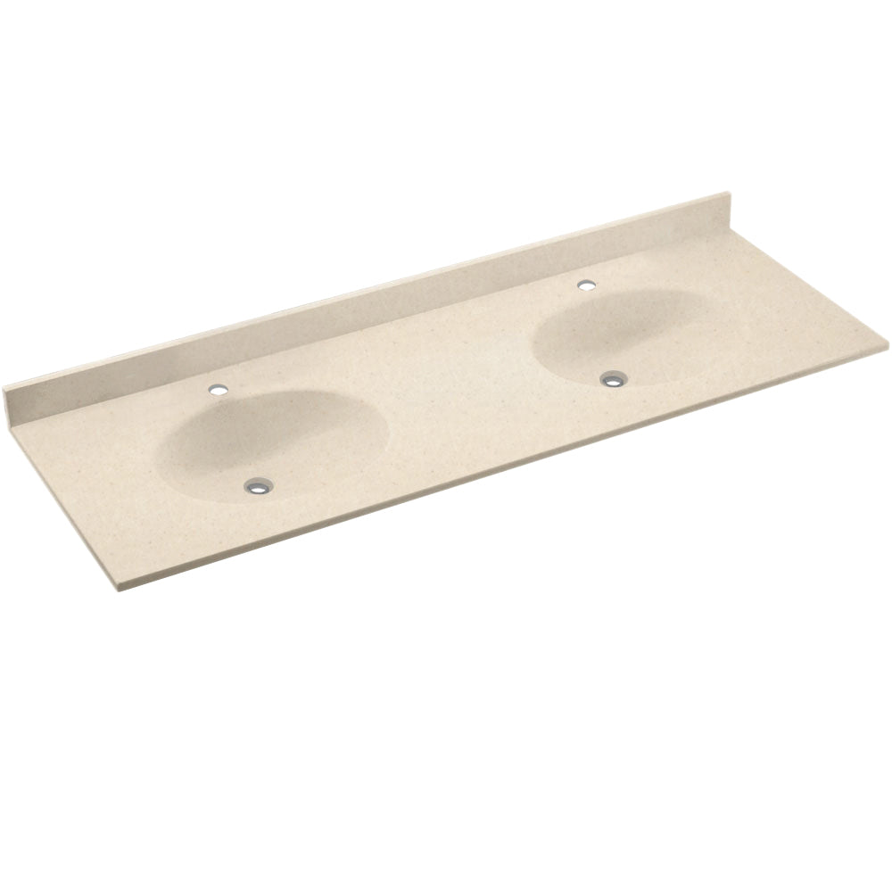Chesapeake 73x22-1/2" Double Bowl Vanity Top in Tahiti Sand