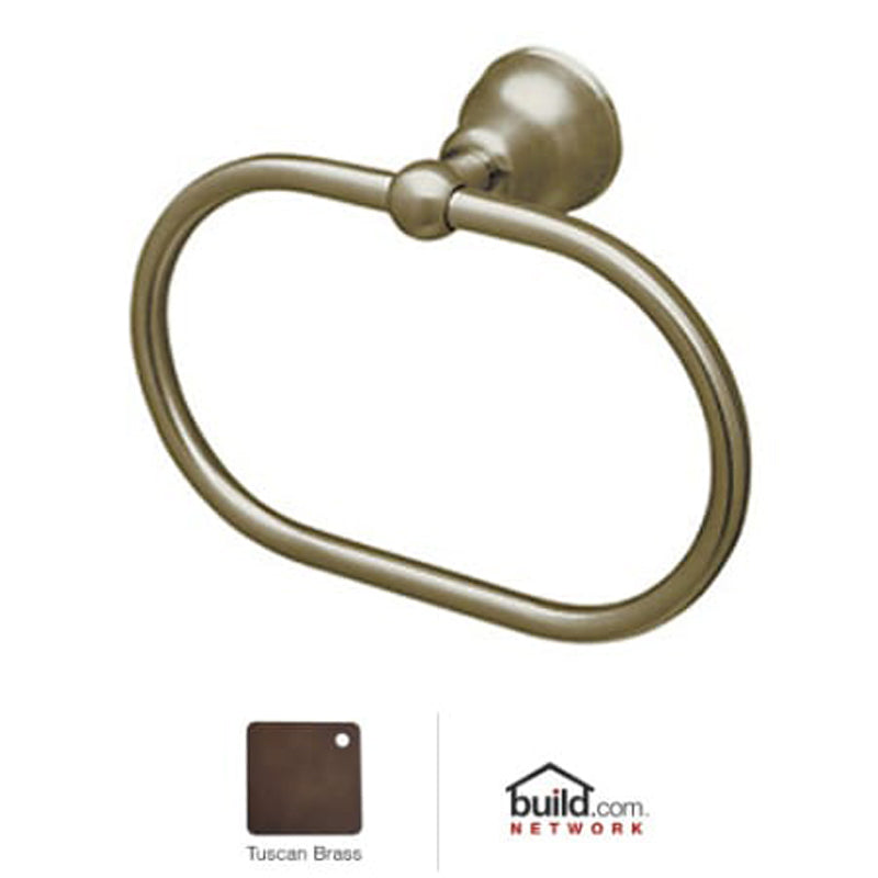 Cisal Towel Ring in Tuscan Brass