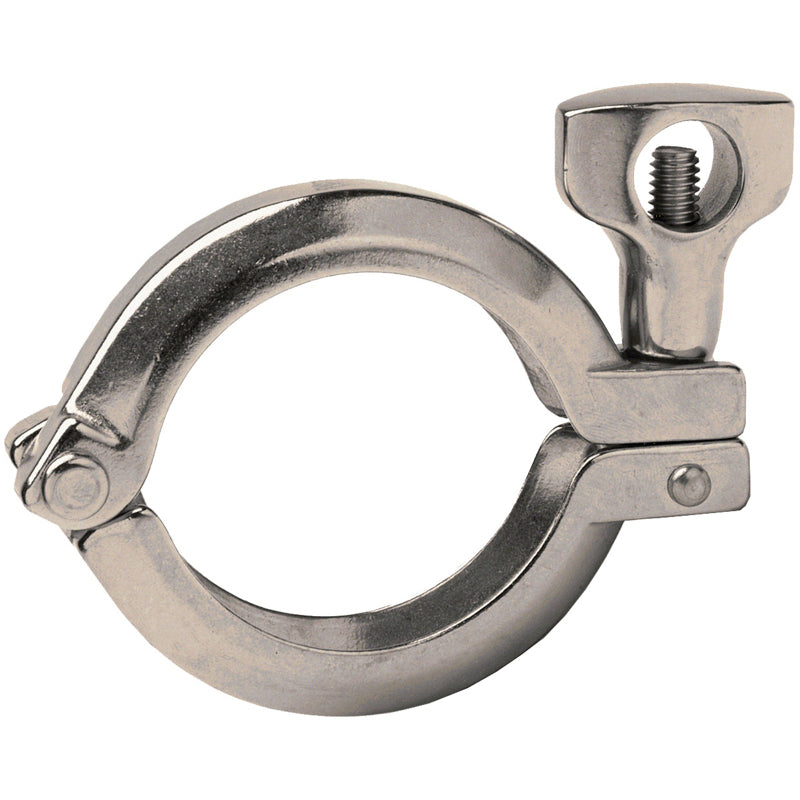 PIPE CLAMP 1-1/2 304SS HEAVY DUTY 13MHHV150 - SINGL PIN- BRADFORD SANITARY