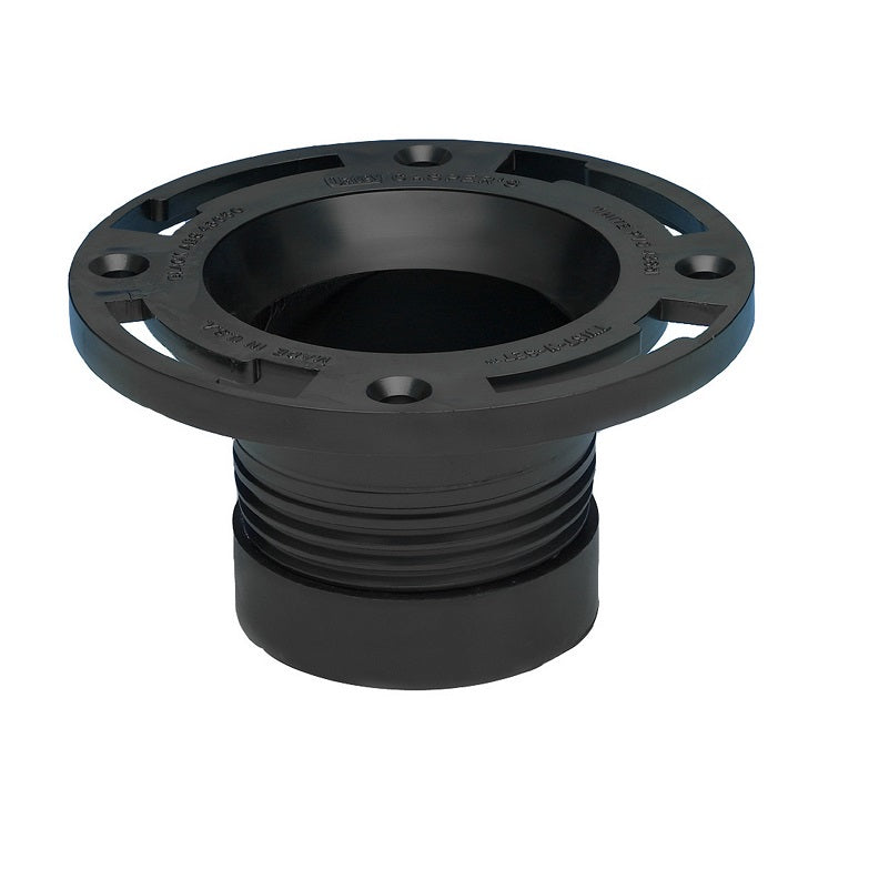 CLOSET FLANGE 4 ABS 43650 TWIST-N-SET REPLACEMENT FLANGE