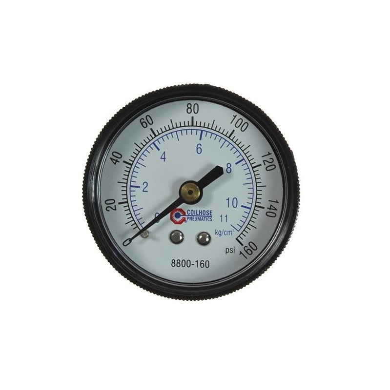 Gauge 2" Dial 0-160 PSI