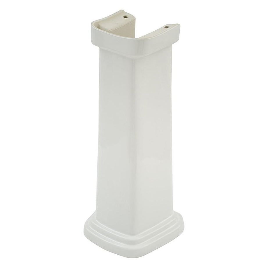 Pedestal Base in Cotton White