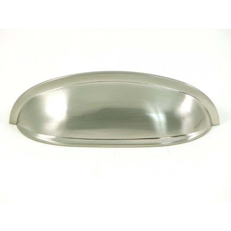Hudson 4-5/8" Cup Pull in Satin Nickel