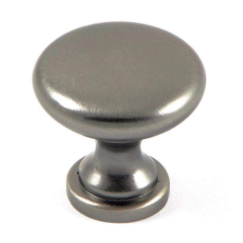 Round 1-1/4" Cabinet Knob in Weathered Nickel