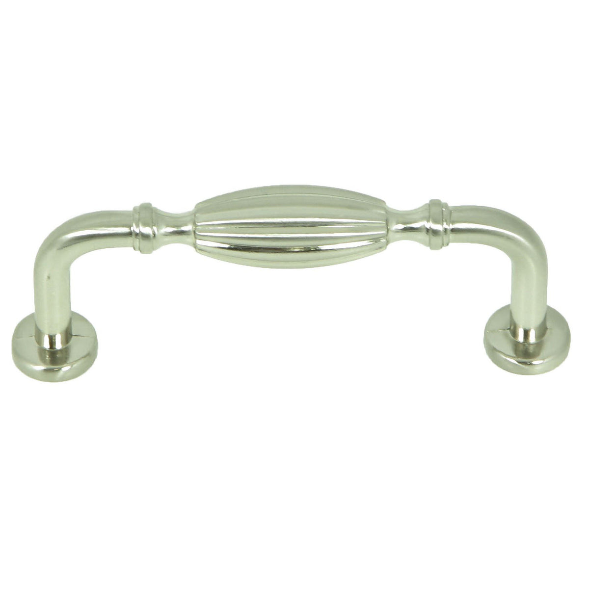 Fluted Tudor Cabinet Pull in Satin Nickel 1 pc