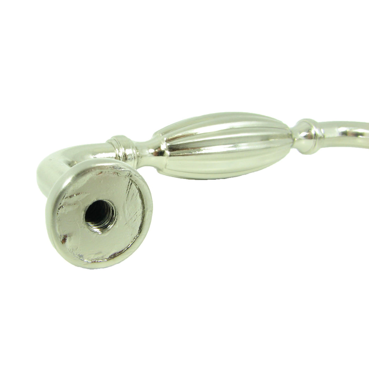 Fluted Tudor Cabinet Pull in Satin Nickel 1 pc