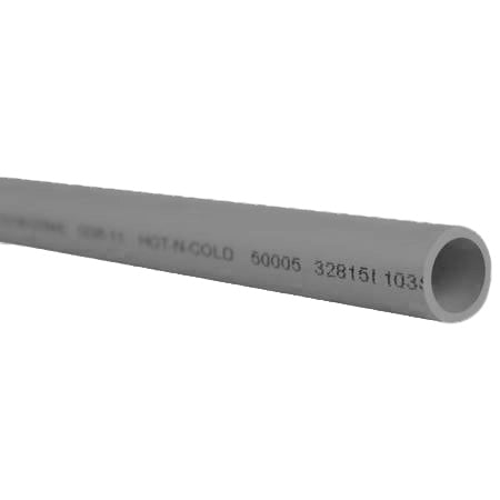 Pipe 4"X20 ' CPVC Schedule 80 Gray Plain Ends