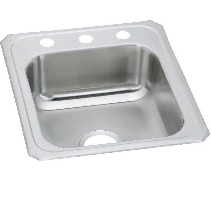 Celebrity 17x21-1/4x6-7/8" Stainless Steel Sink w/3 Holes