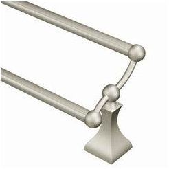 Retreat 24" Double Towel Bar in Brushed Nickel