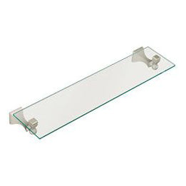 Retreat 22" Glass Shelf w/Brushed Nickel Finish