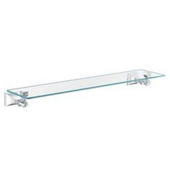 Retreat 22" Glass Shelf w/Chrome Finish