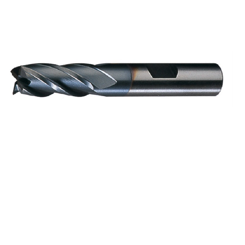 END MILL 1/2 SGL 4FL TiCN RH C32633 COBALT SQ END