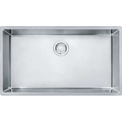 Cube 31-1/2x17-3/4x9" Stainless Steel Single Bowl Sink