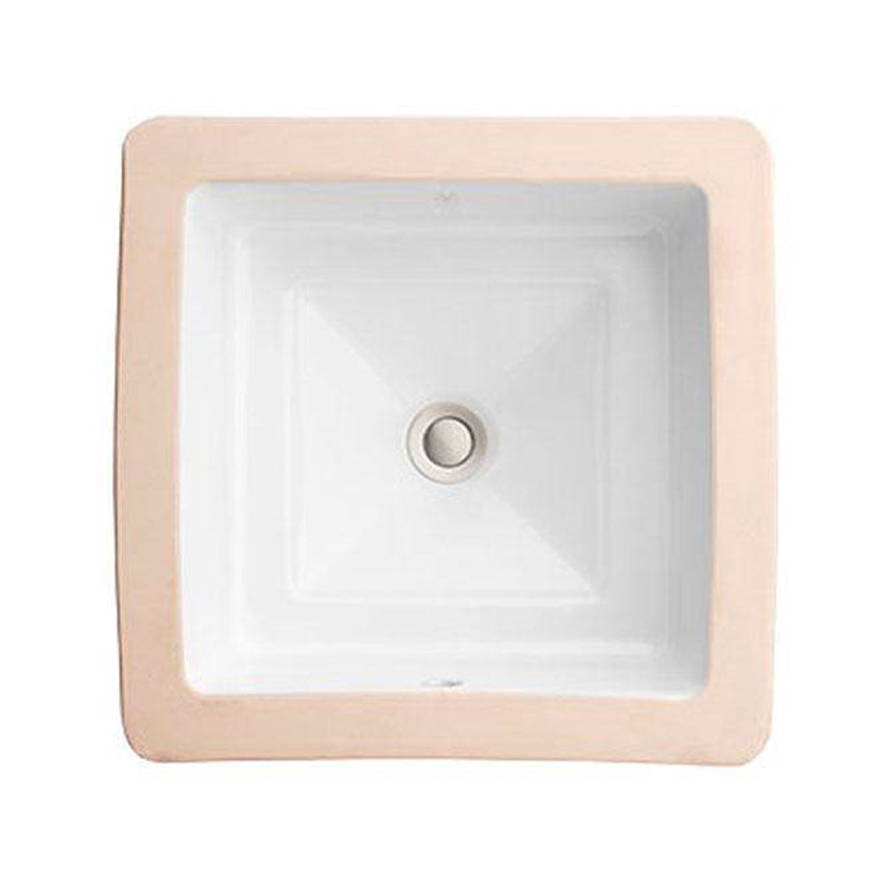 Pop Petite 12-5/8x12-5/8x7-1/2 Single Bath Sink in Canvas White