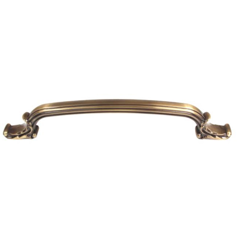 Ornate 8" Appliance Pull w/Antique English Finish